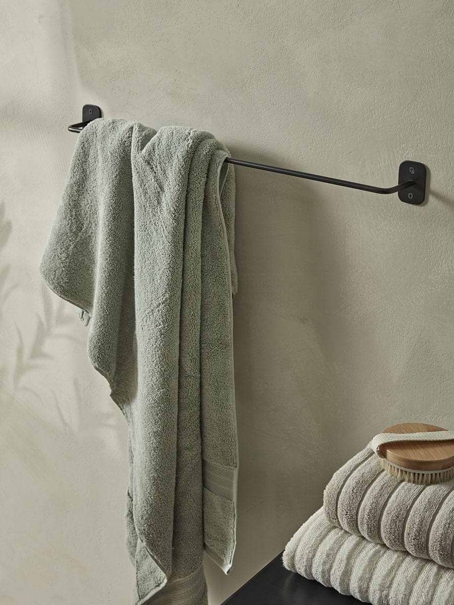 Industrial Towel Rail - Black