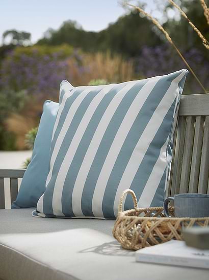 Fulton Outdoor Cushion - Dawn Blue