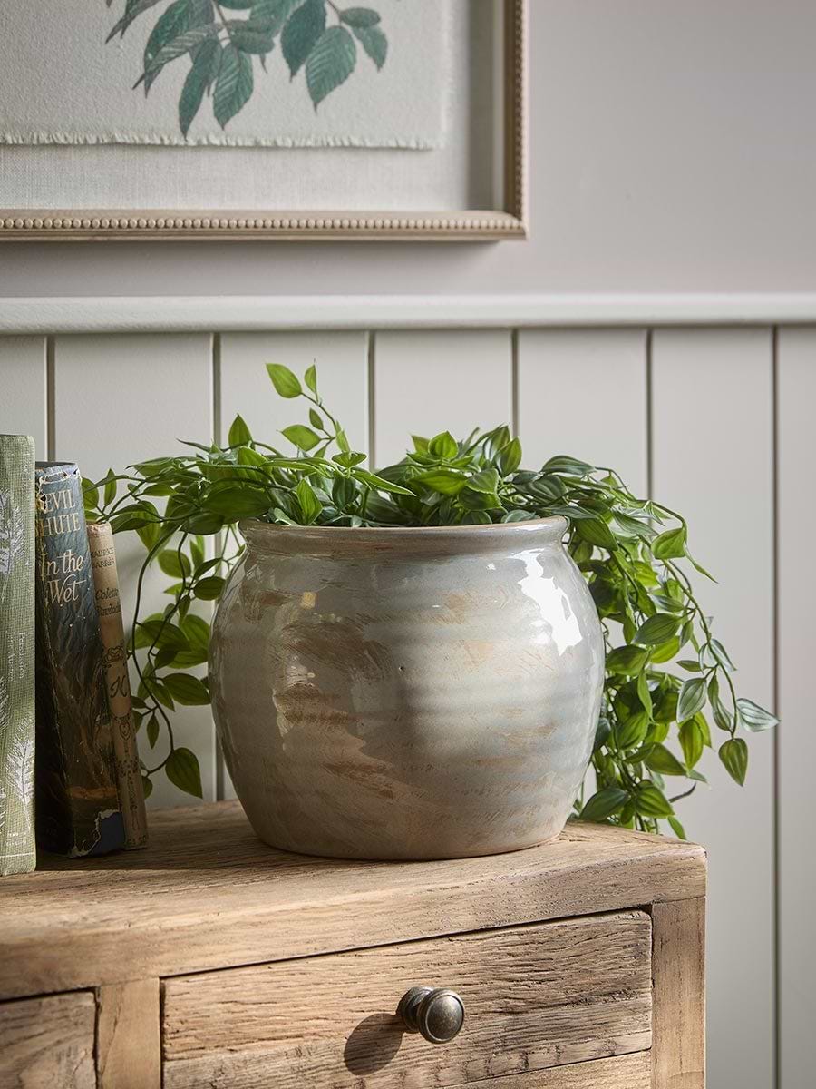 Ansouis Indoor Planter - Soft Grey
