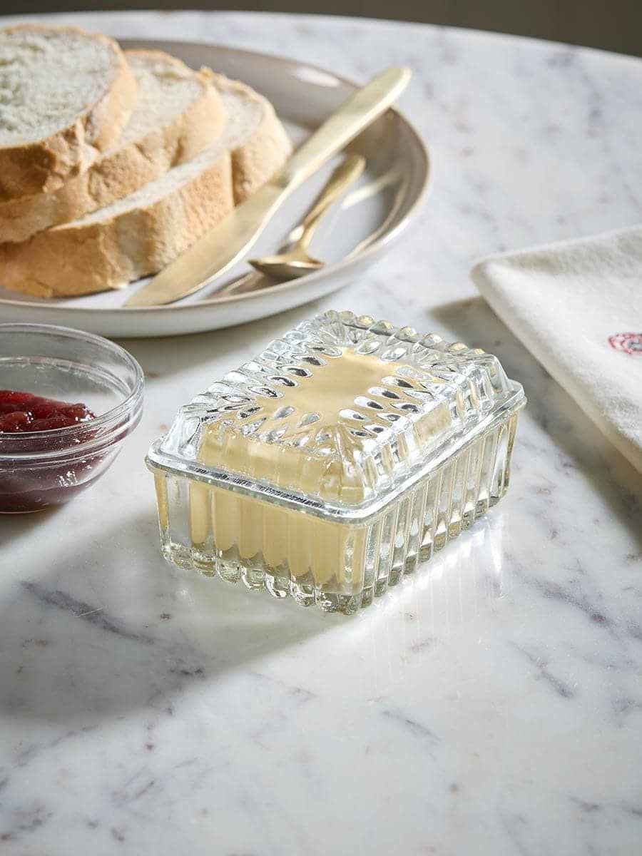 Classic Glass Butter Dish