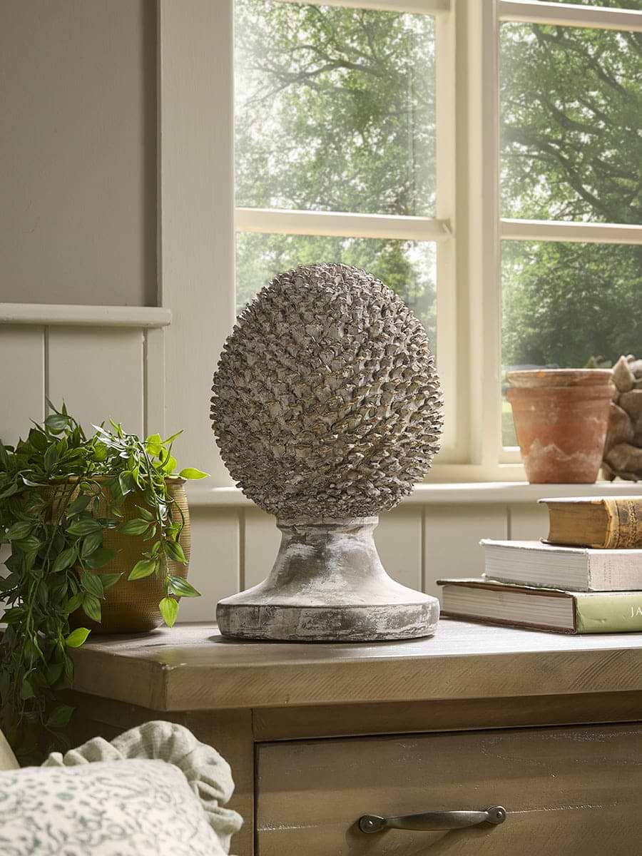 Antique Stone Effect Pinecone