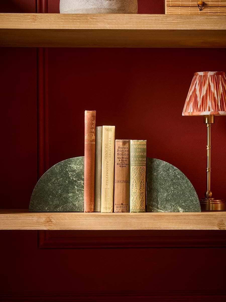 Curved Tamera Marble Bookends