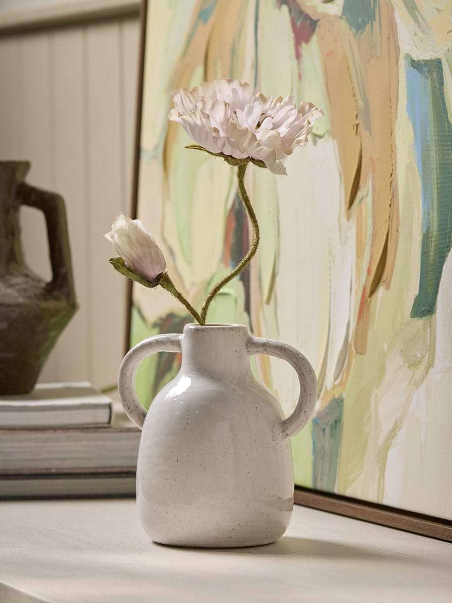 Ceramic Handled Bottle Vase