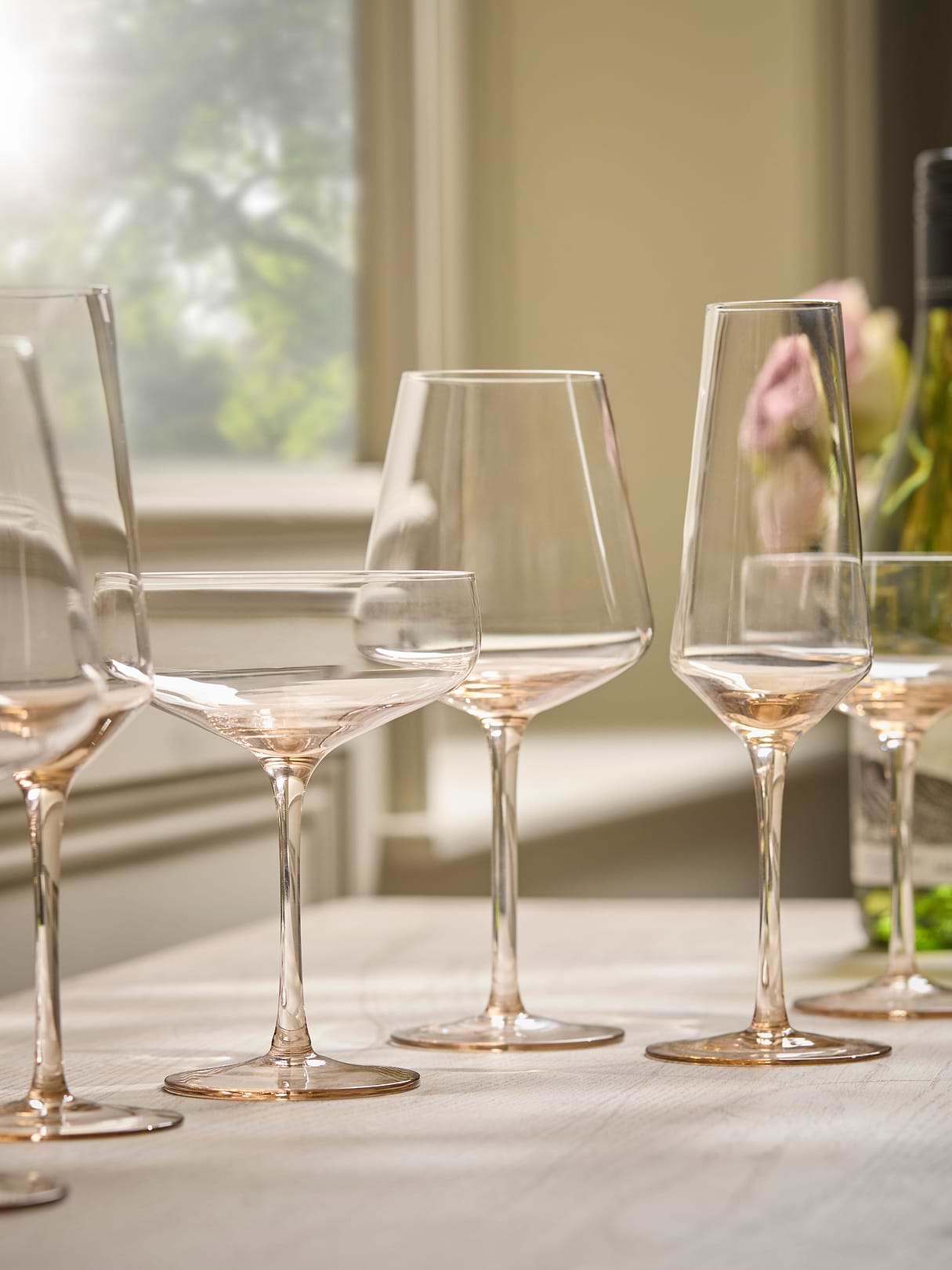 Golden Glassware