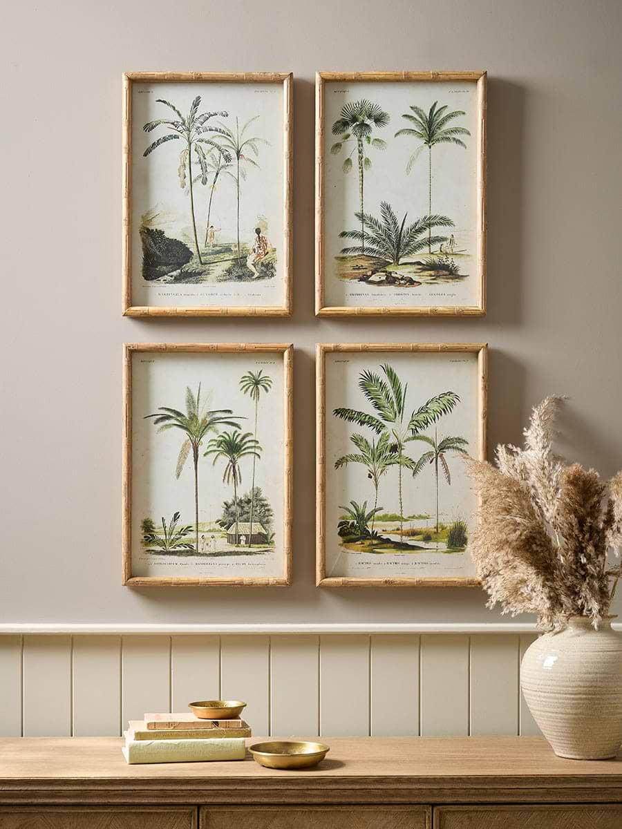 Four Palm Prints Framed