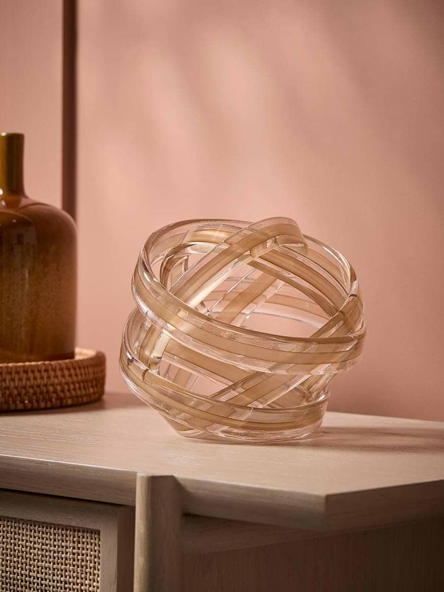 Decorative Twisted Glass Knot