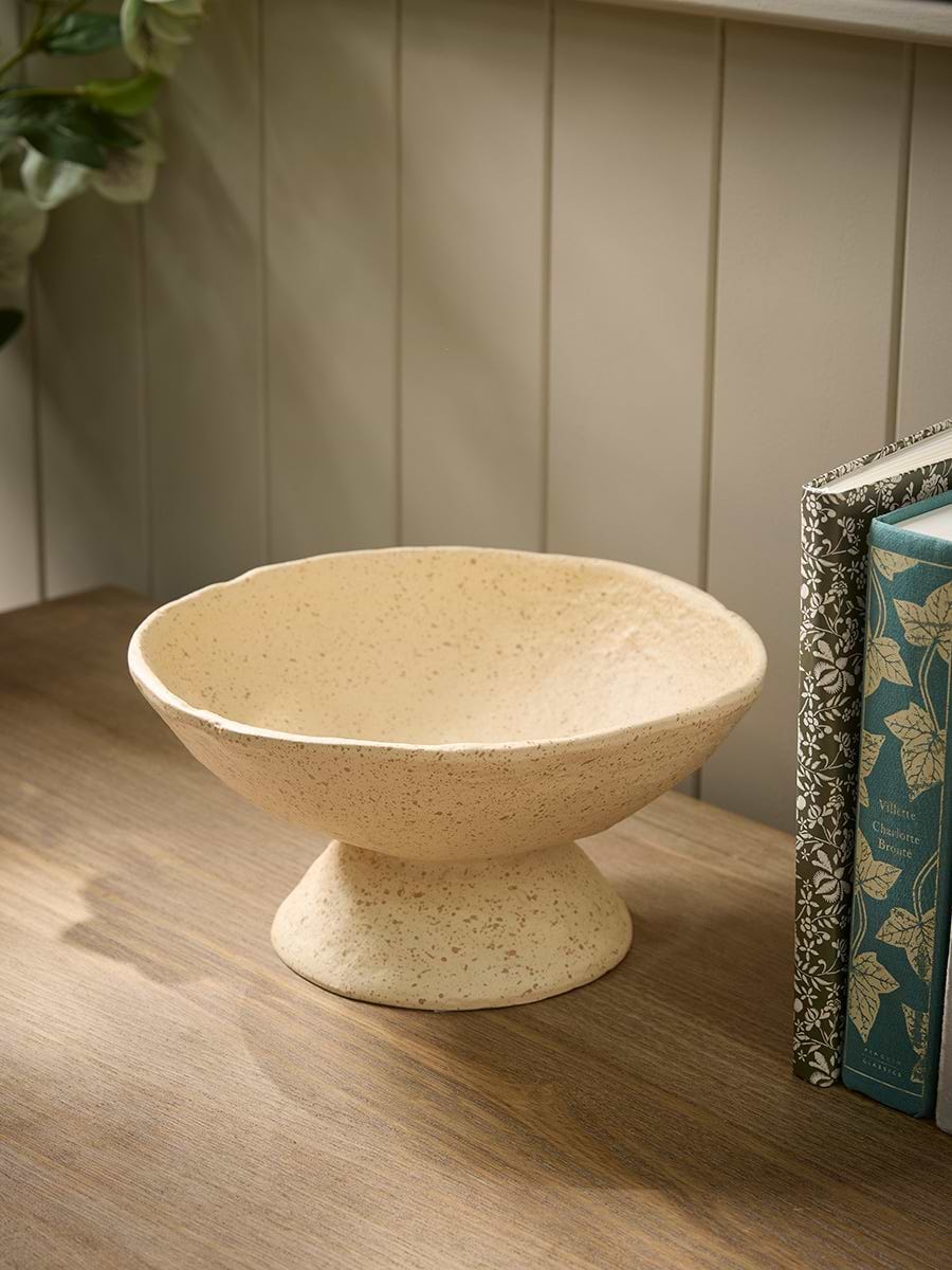 Metal Pedestal Bowl