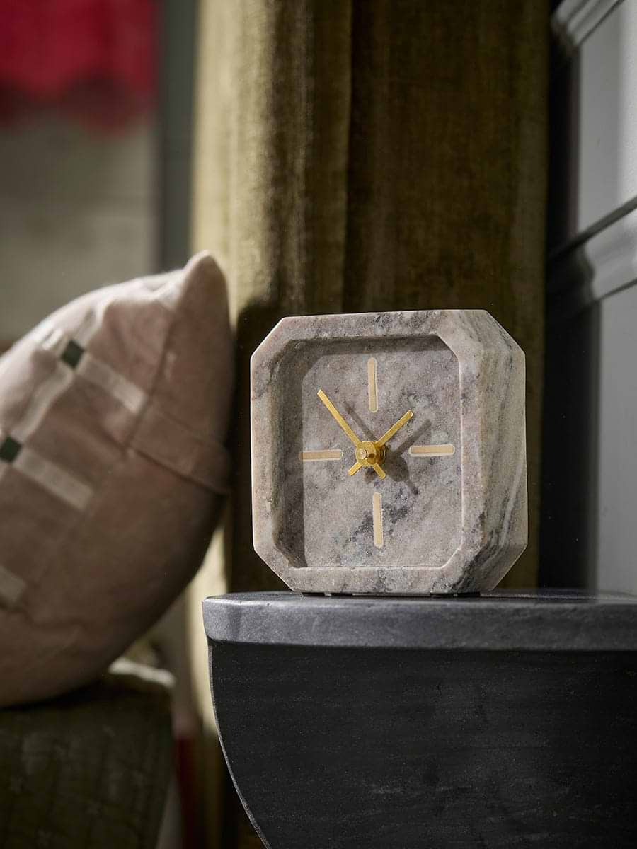 Square Marble Clock