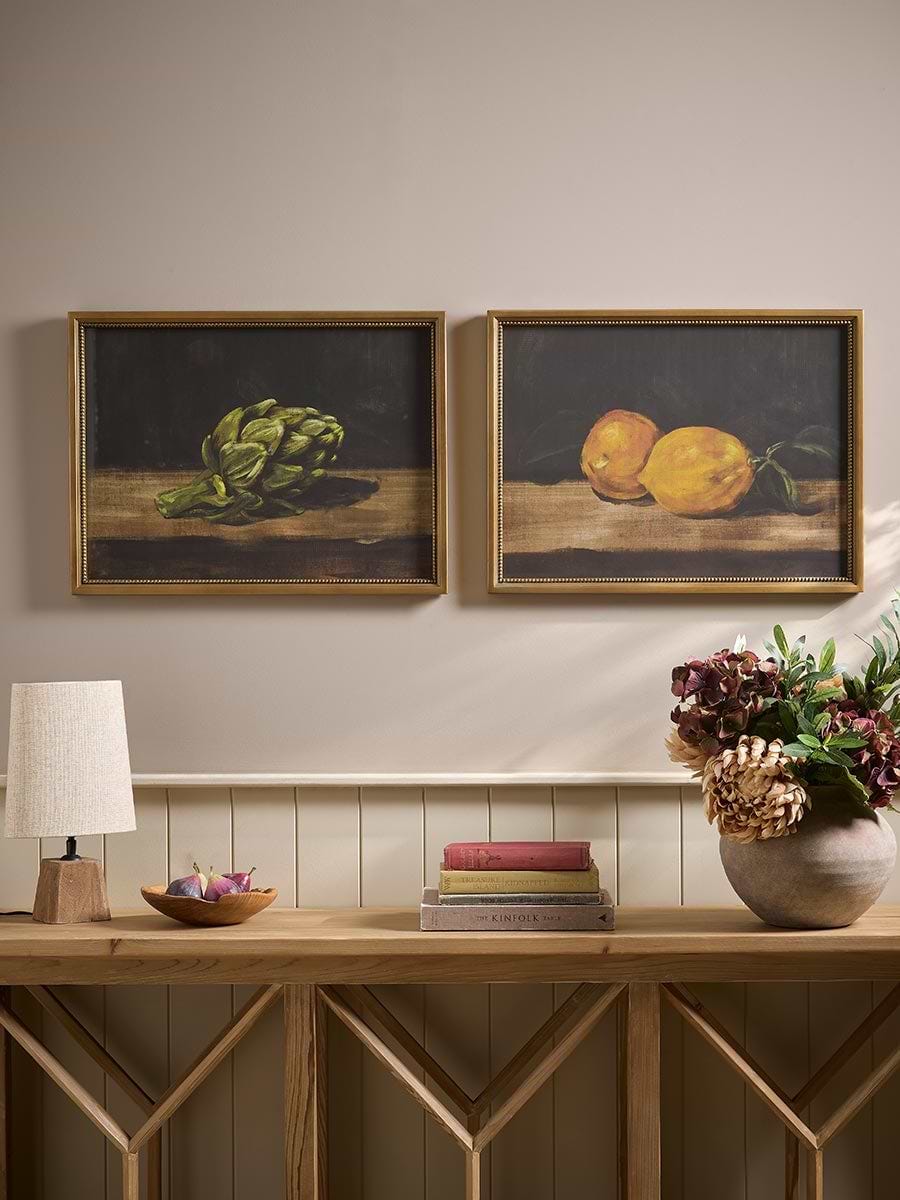 Two Still Life Framed Canvases