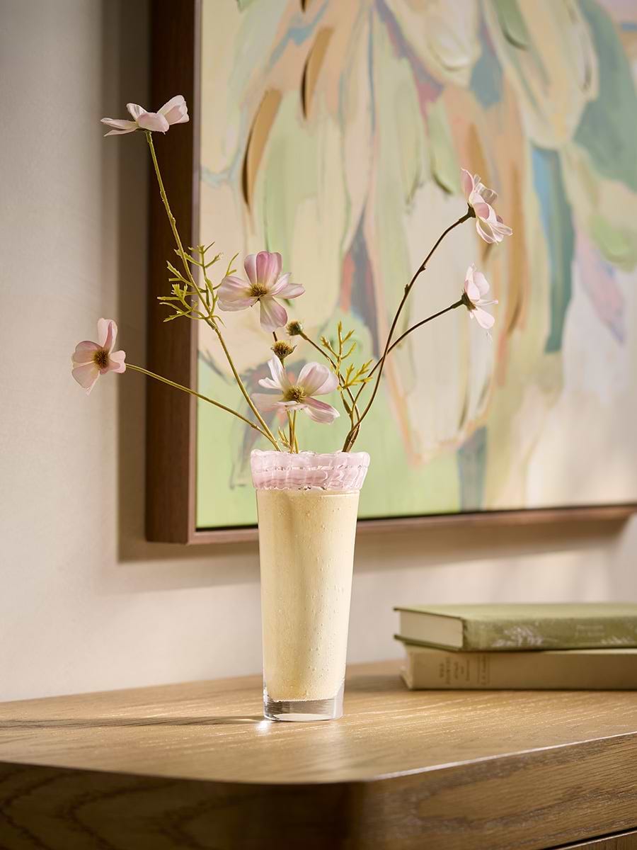 Two Tone Glass vase