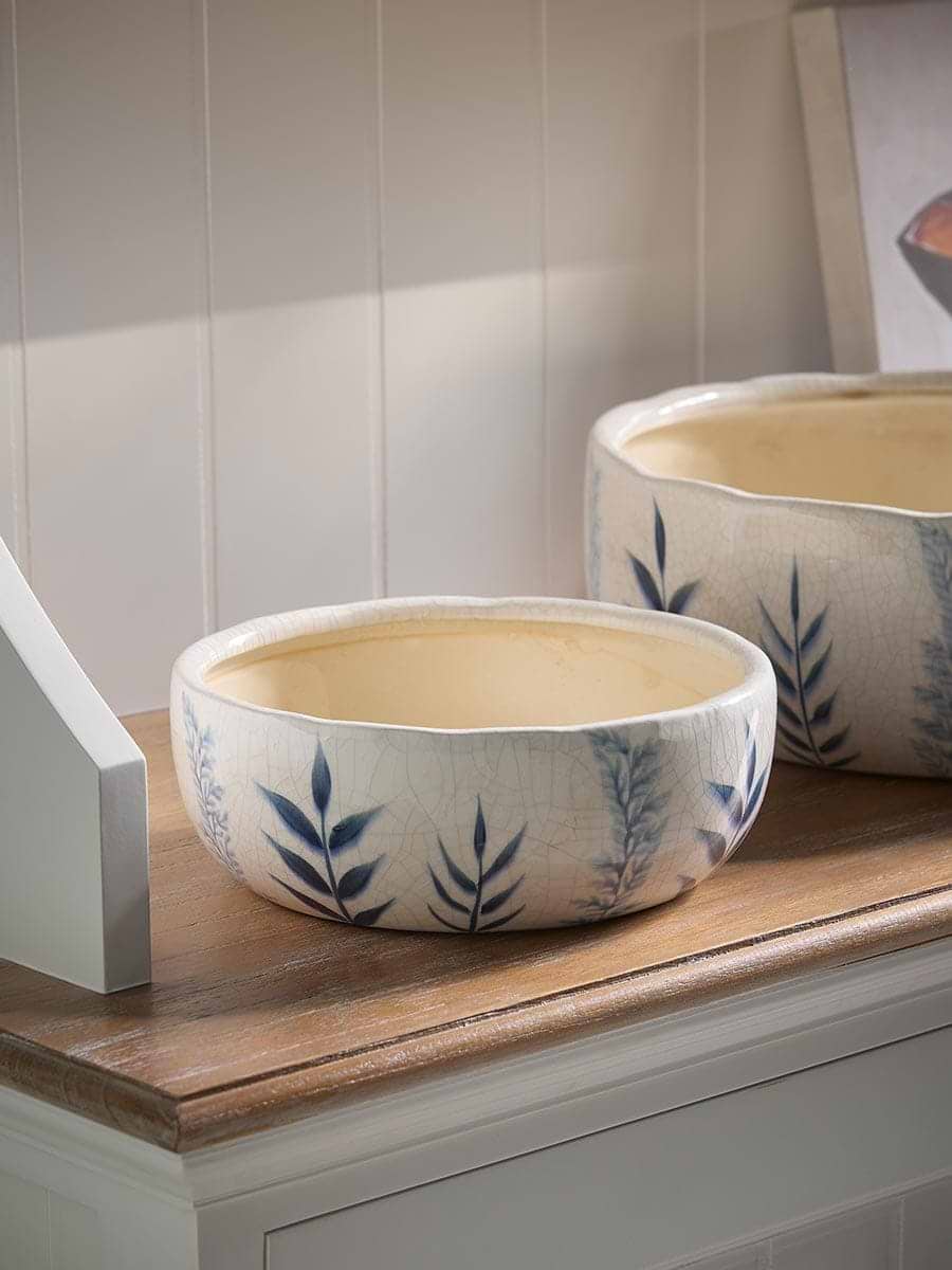 Blue Flora Bowl - Small