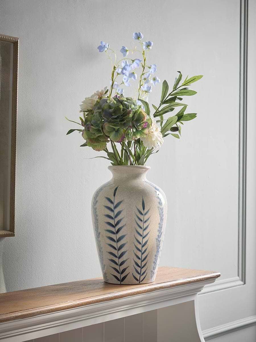 Blue Flora Vase
