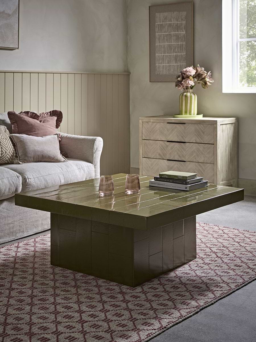 Tiled Coffee Table - Pistachio