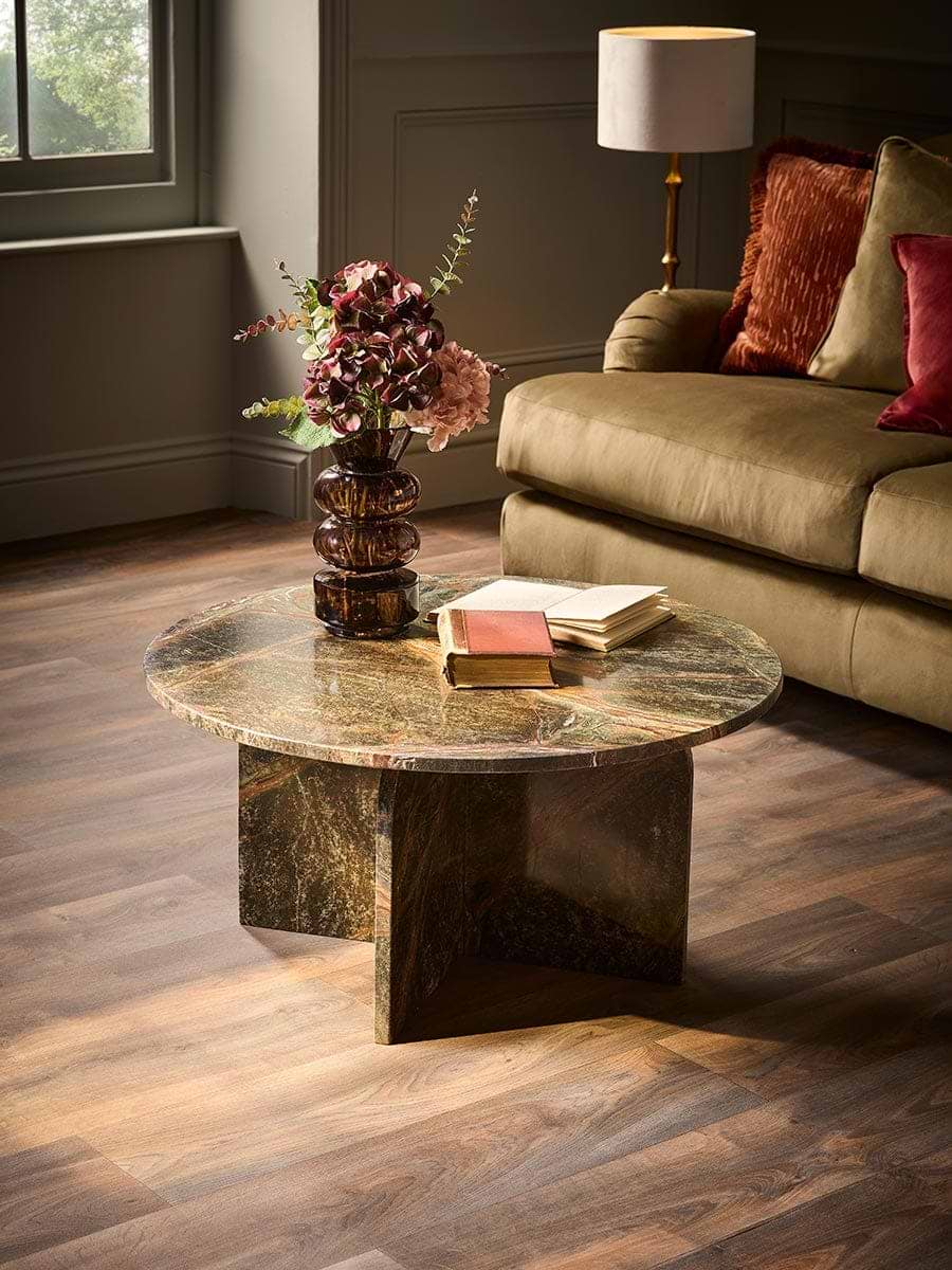 Marble Coffee Table - Green