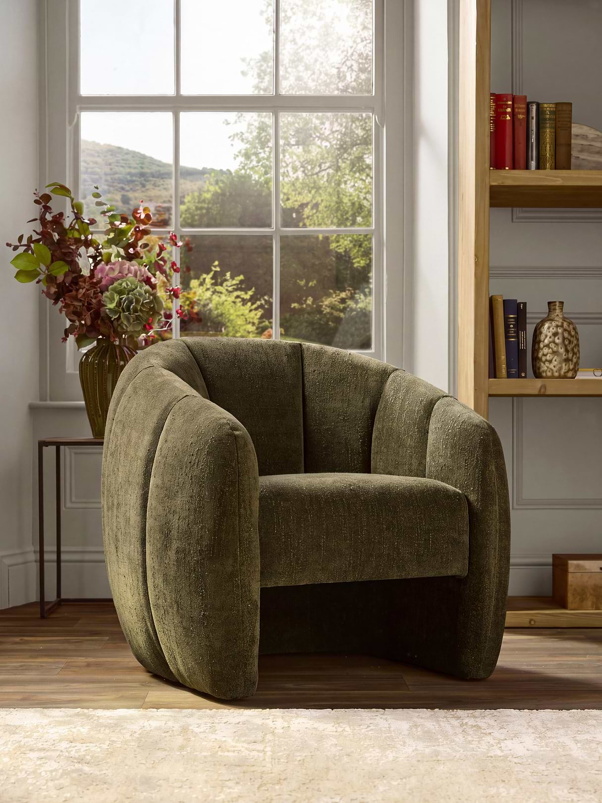 Aars Armchair - Moss Green