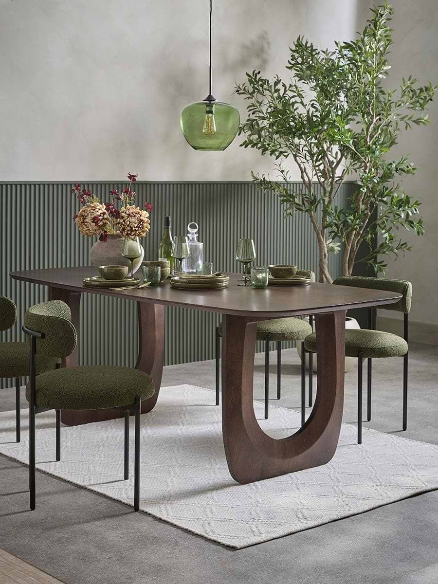 Teya Rectangle Dinning Table - 6 Seater