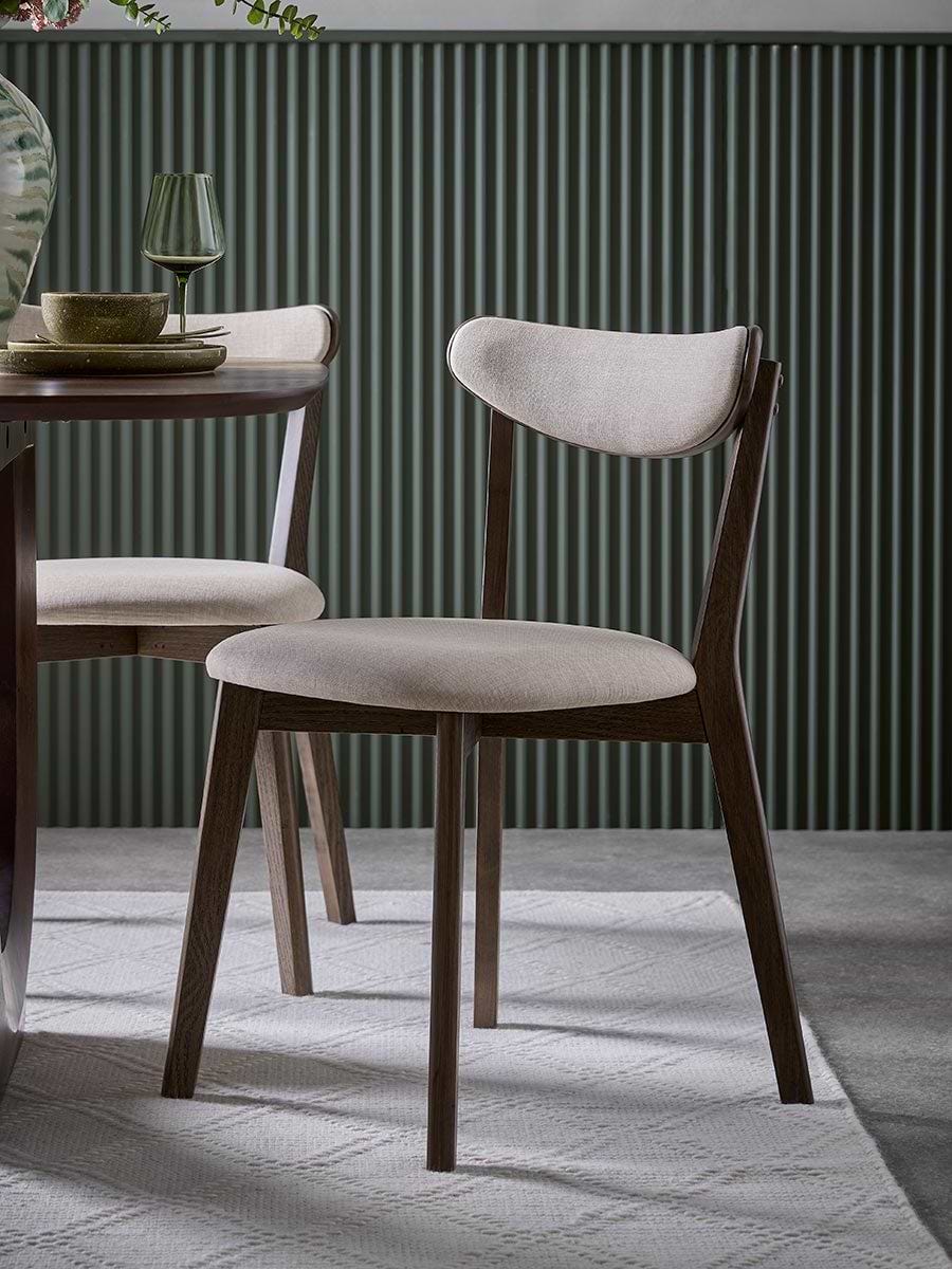 Reina Dark Oak Dining Chair - Set of 2