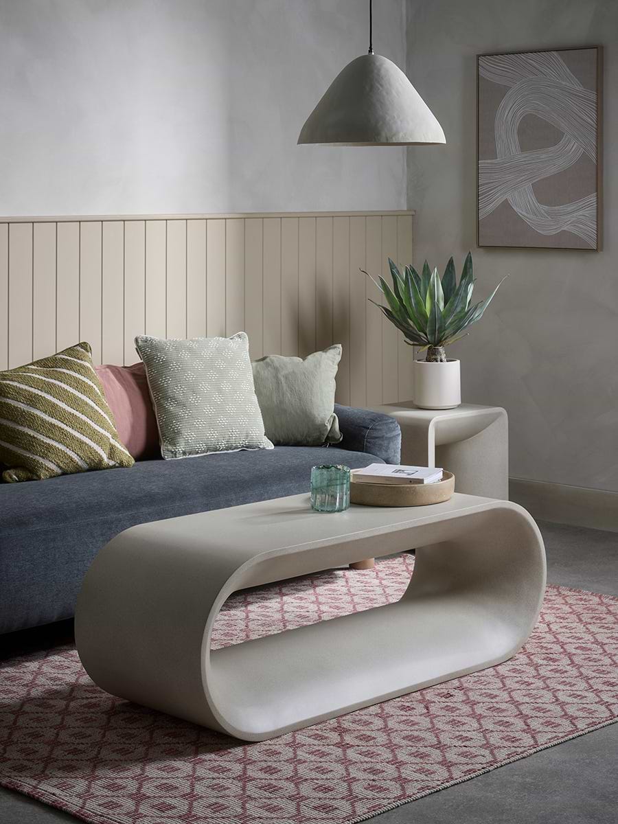 Concrete Squoval Coffee Table