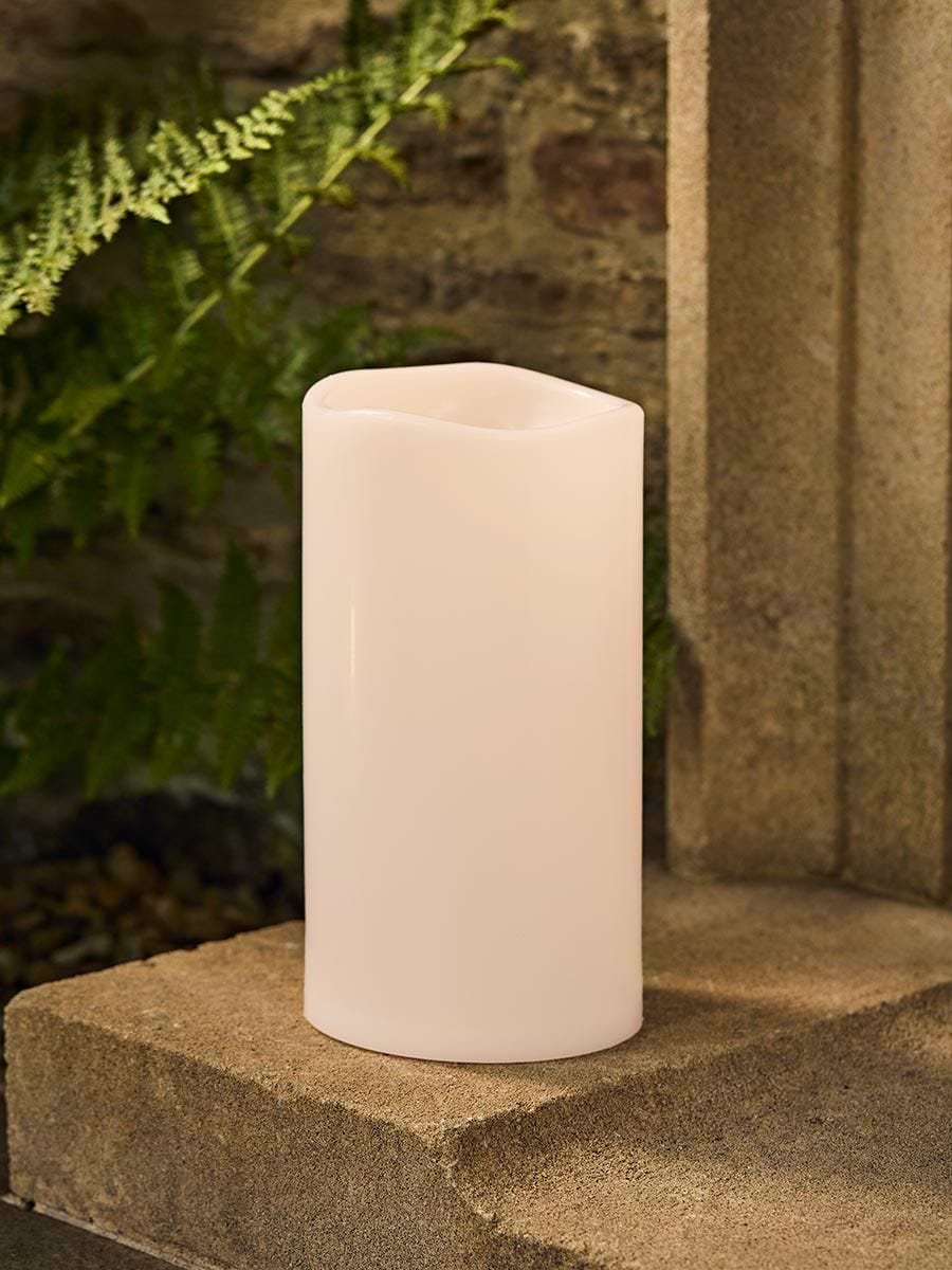 LED Outdoor Faux Flickering Candle - Small