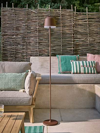 Nocturne Rechargeable LED Floor Lamp - Rust
