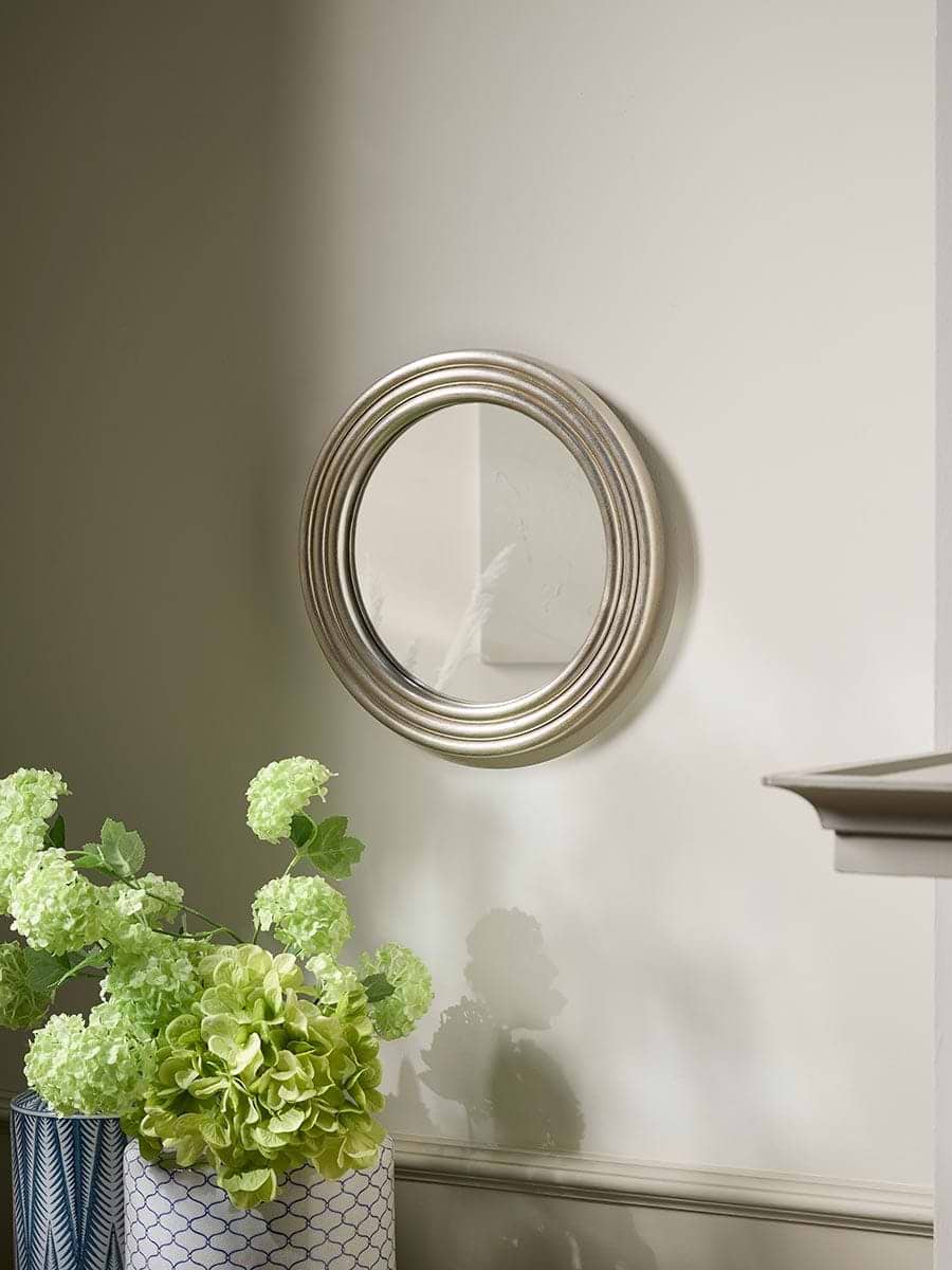 Ribbed Round Mirror - Small