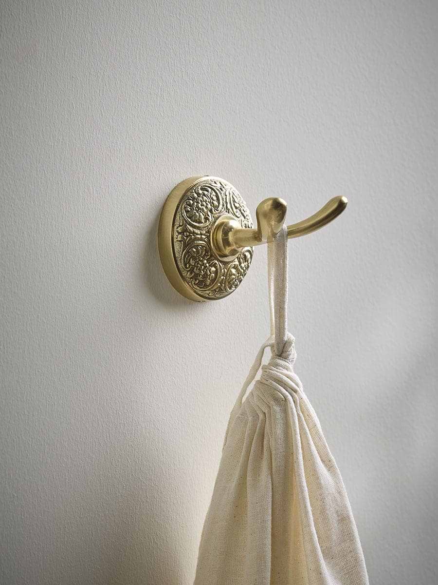 Decorative Brass Double Hook
