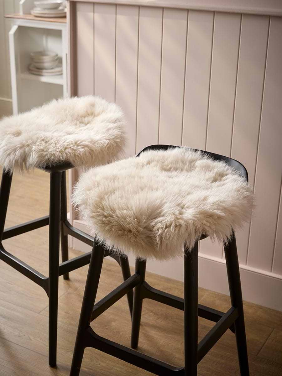 Sumptuous Sheepskin Seat Pad - Natural