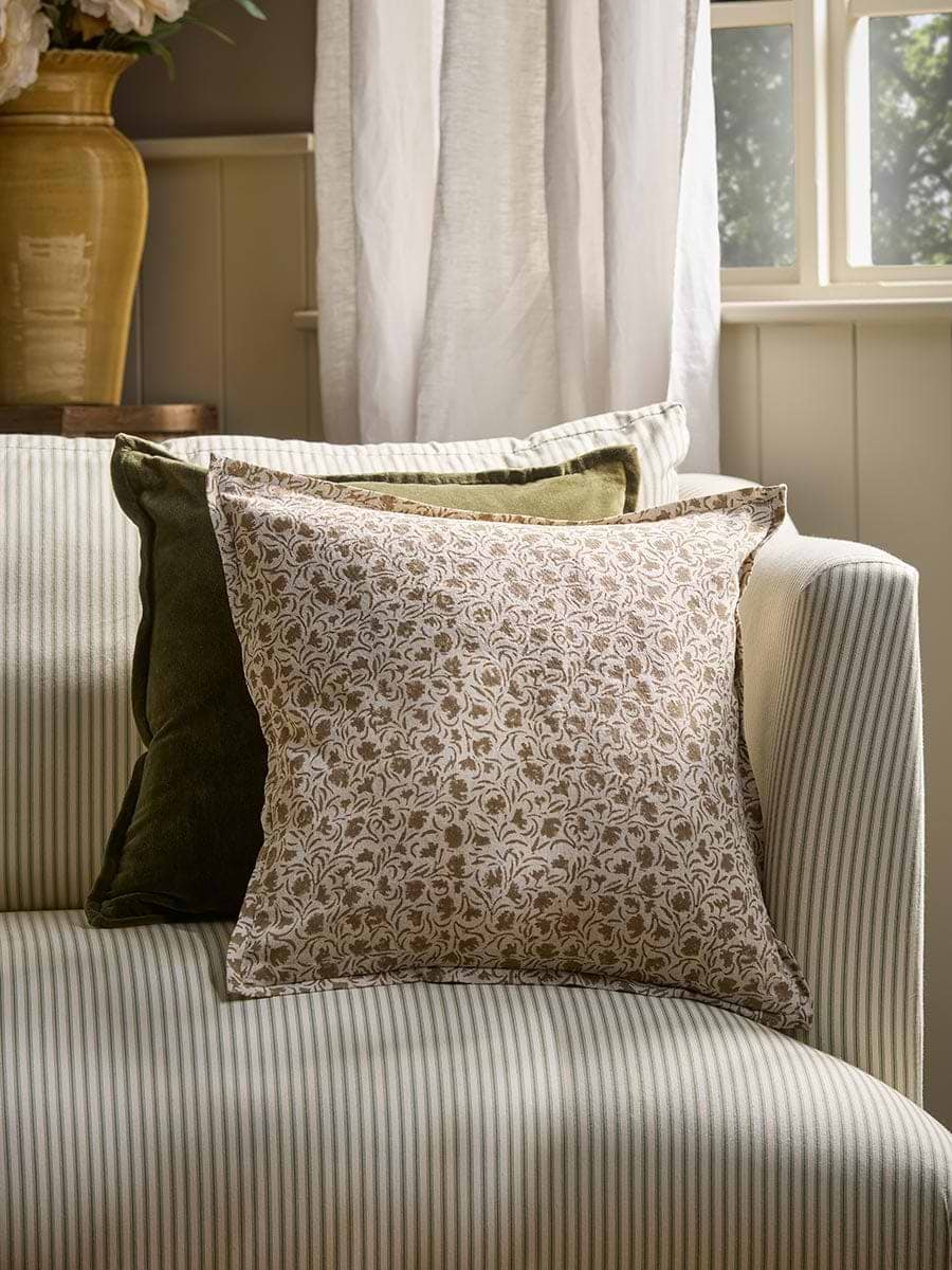 Malini Hand Block Printed Cushion Cover