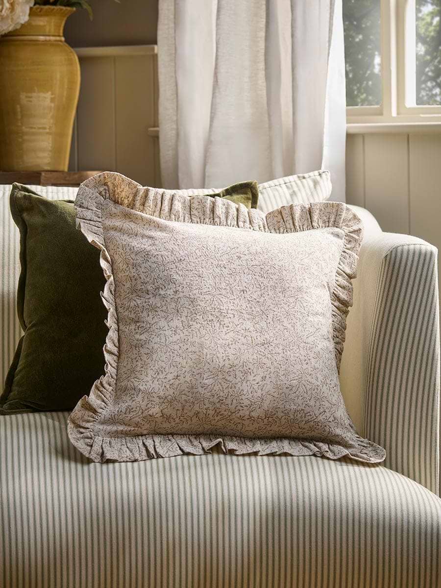 Indira Hand Block Printed Cushion Cover