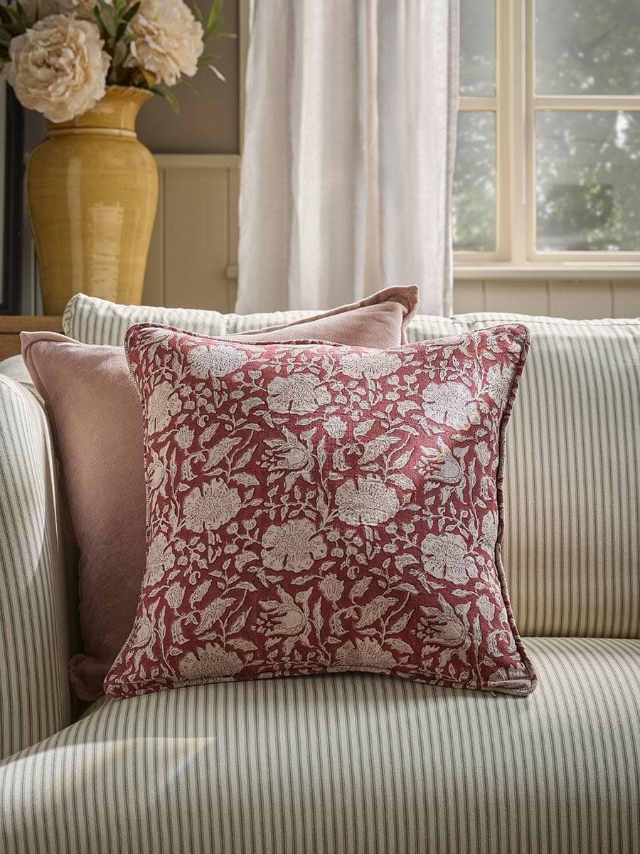 Rani Hand Block Printed Cushion Cover