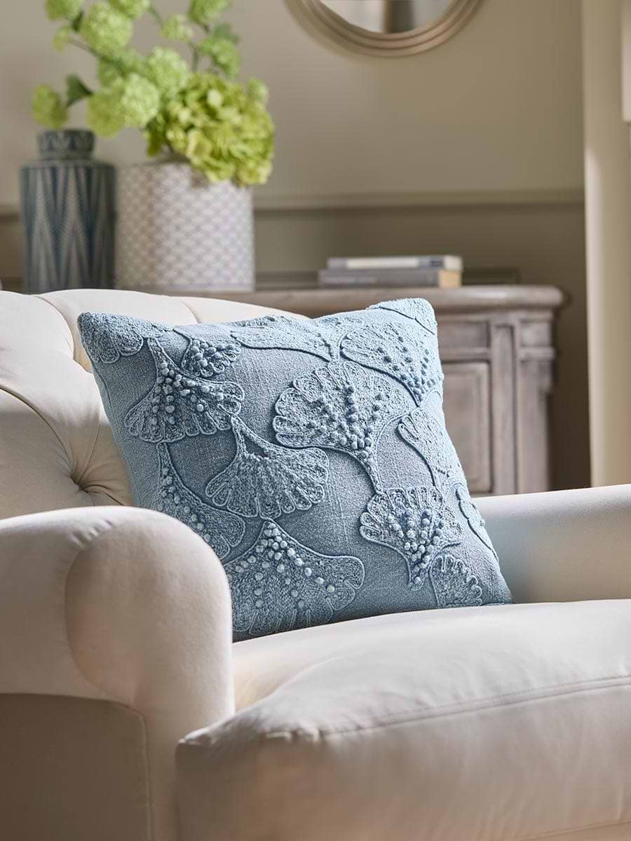 Bay Embroidered Cushion