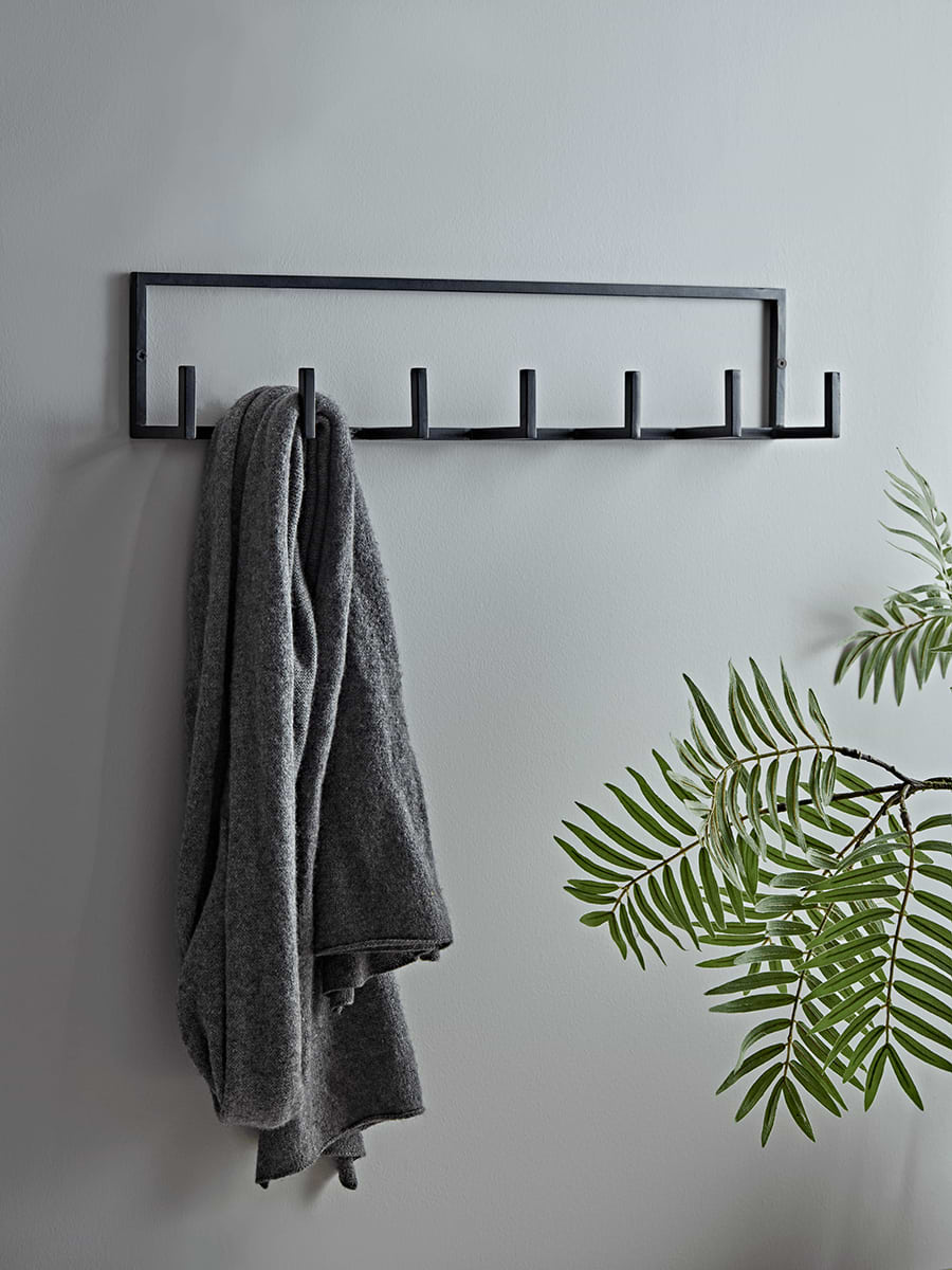 Square Angled Hooks - Black