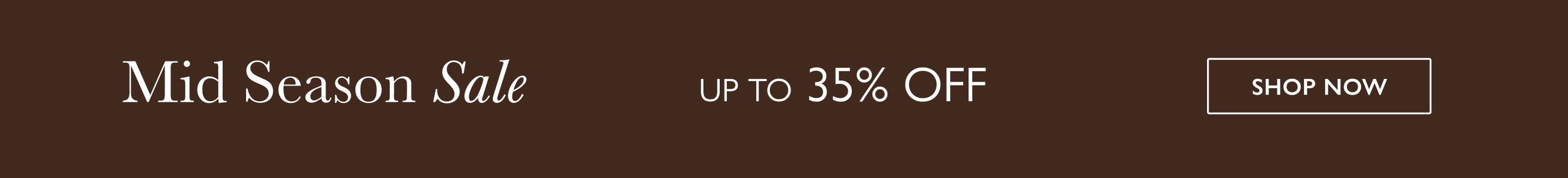 Mid Season Sale
