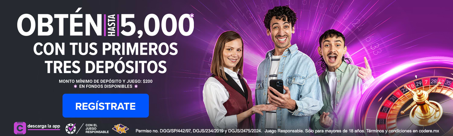 Bono de bienvenida para casino en México