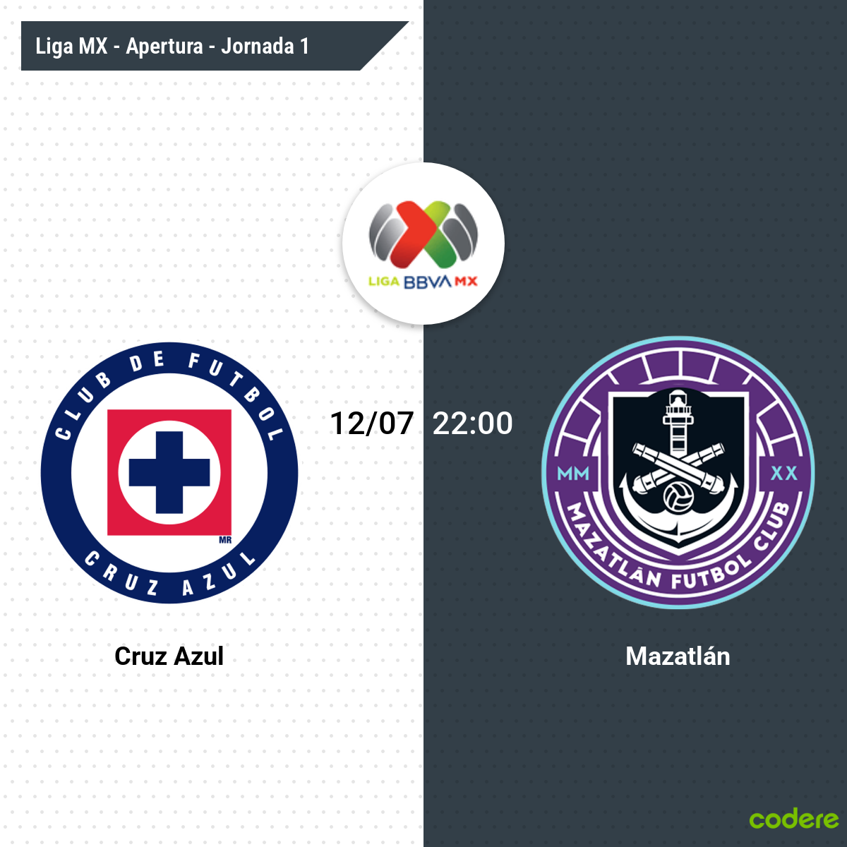 Cruz Azul vs Mazatlán