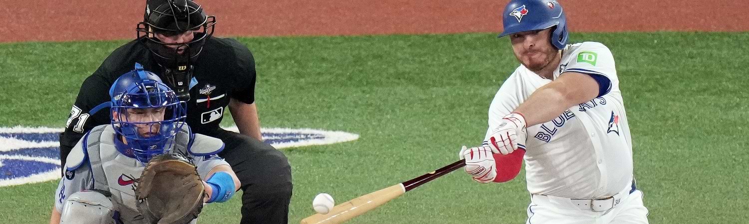 Alejandro Kirk en el partido del campeonato de la serie mundial