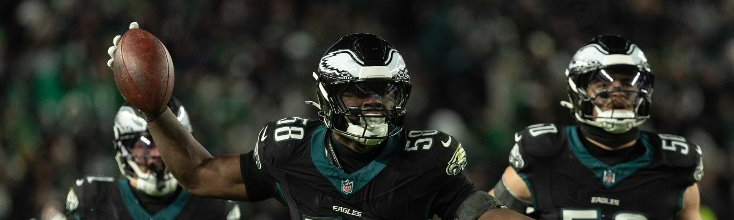 jugadores de eagles en el Chargers vs Eagles 2025 de nfl