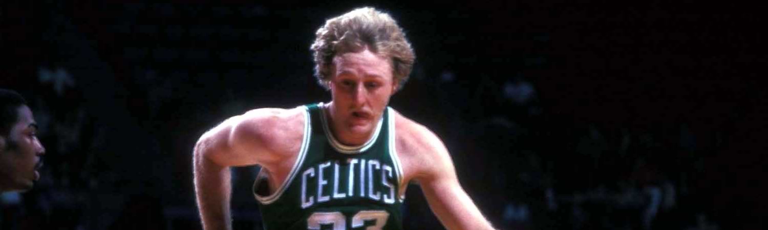 Larry Bird jugador de basktball historico de los celtics