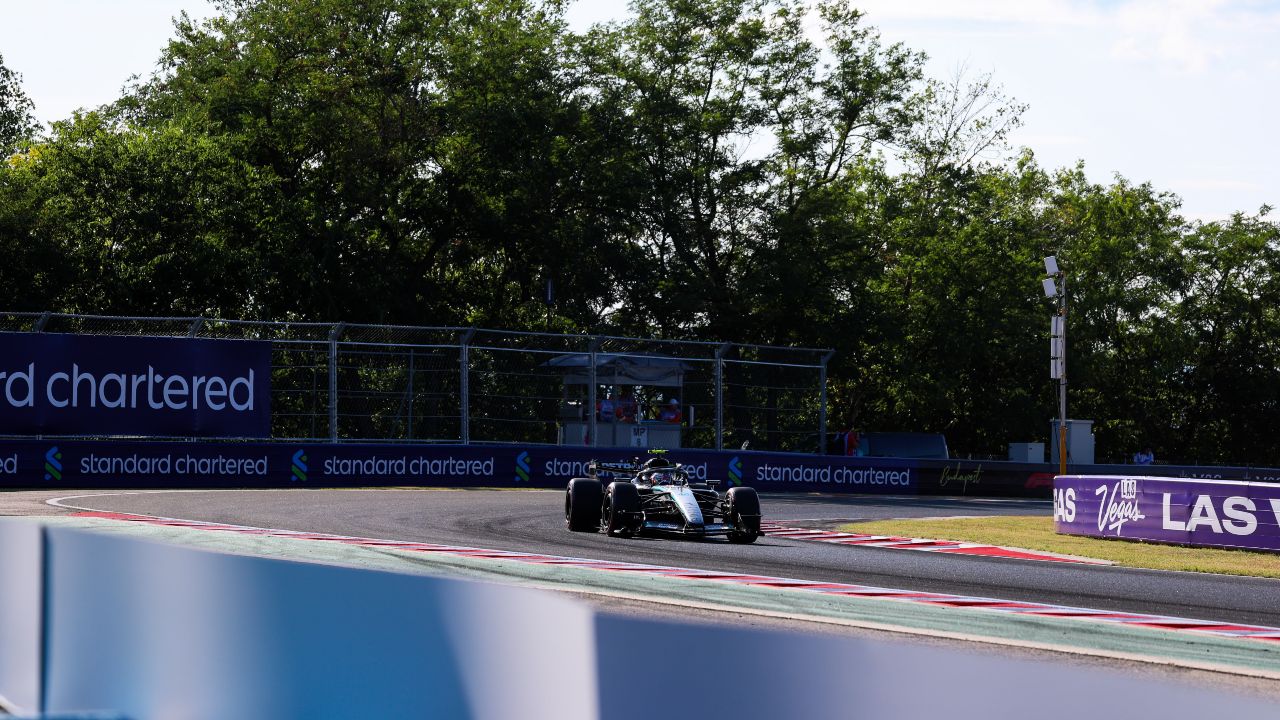 Antonelli en el GP de Hungría F1