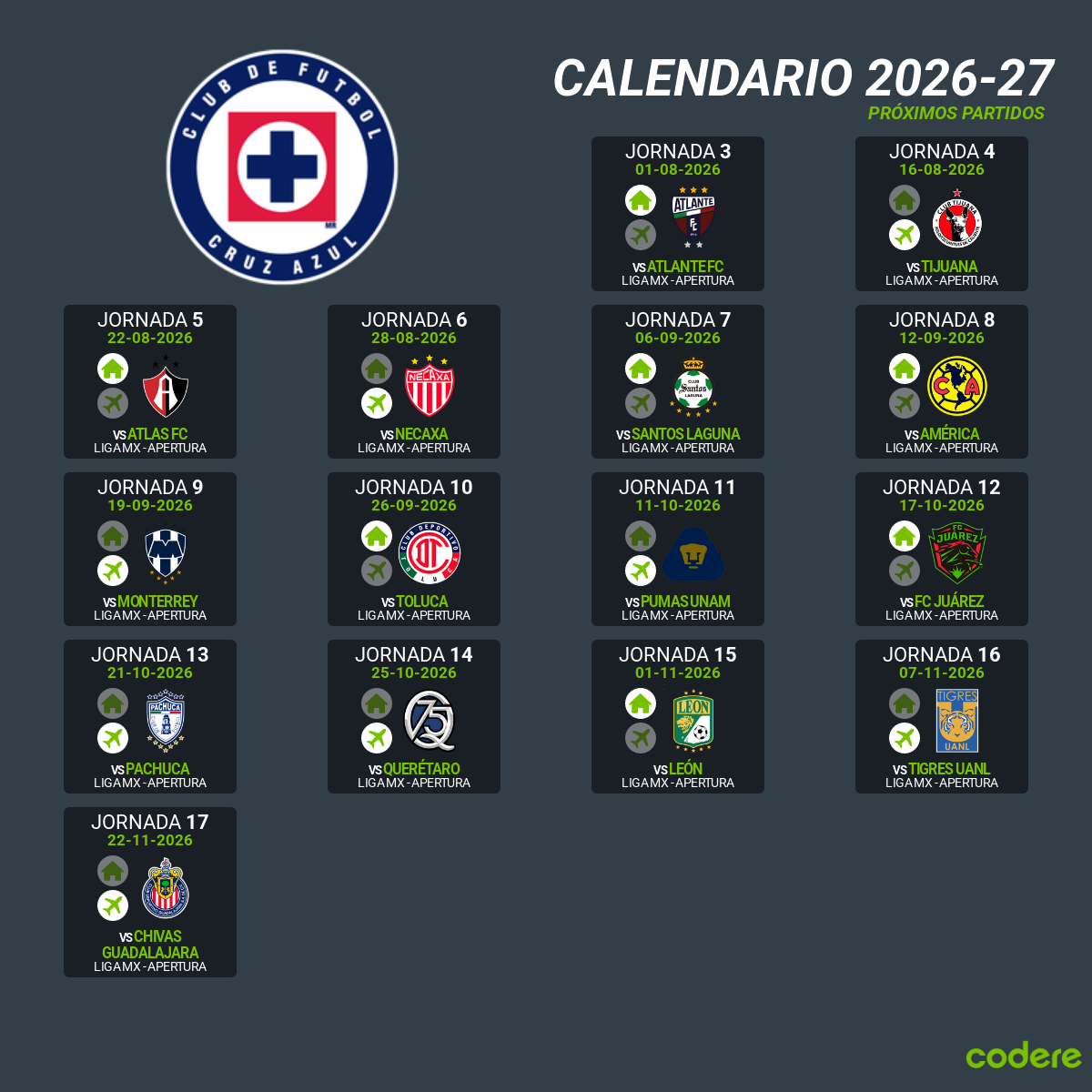 calendario-cruz-azul