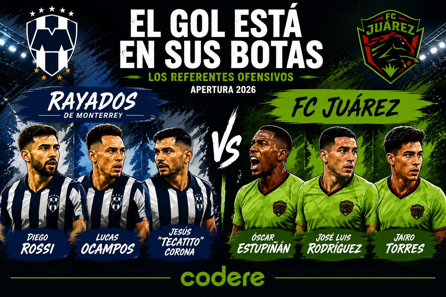 INFOGRAFIA RAYADOS VS JUAREZ