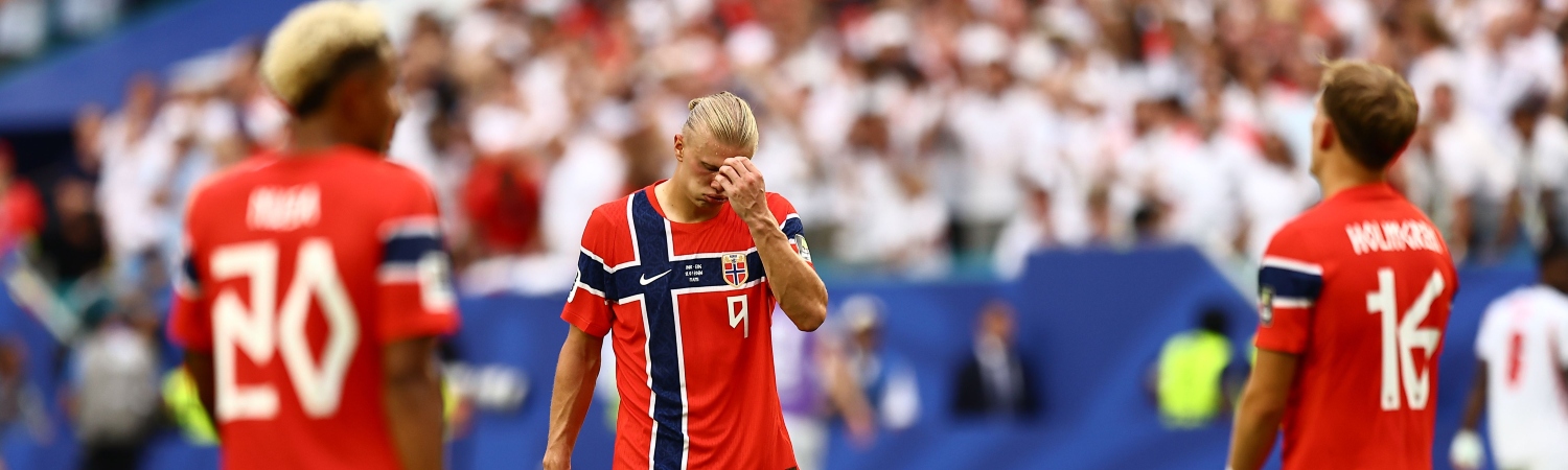 Haaland en el Noruega vs Portugal de Nations League 2026