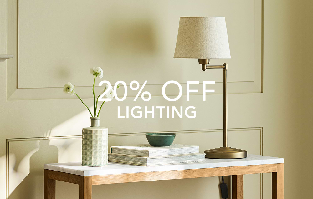 Shop lighting at Garden Trading