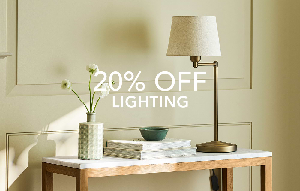 Shop lighting at Garden Trading