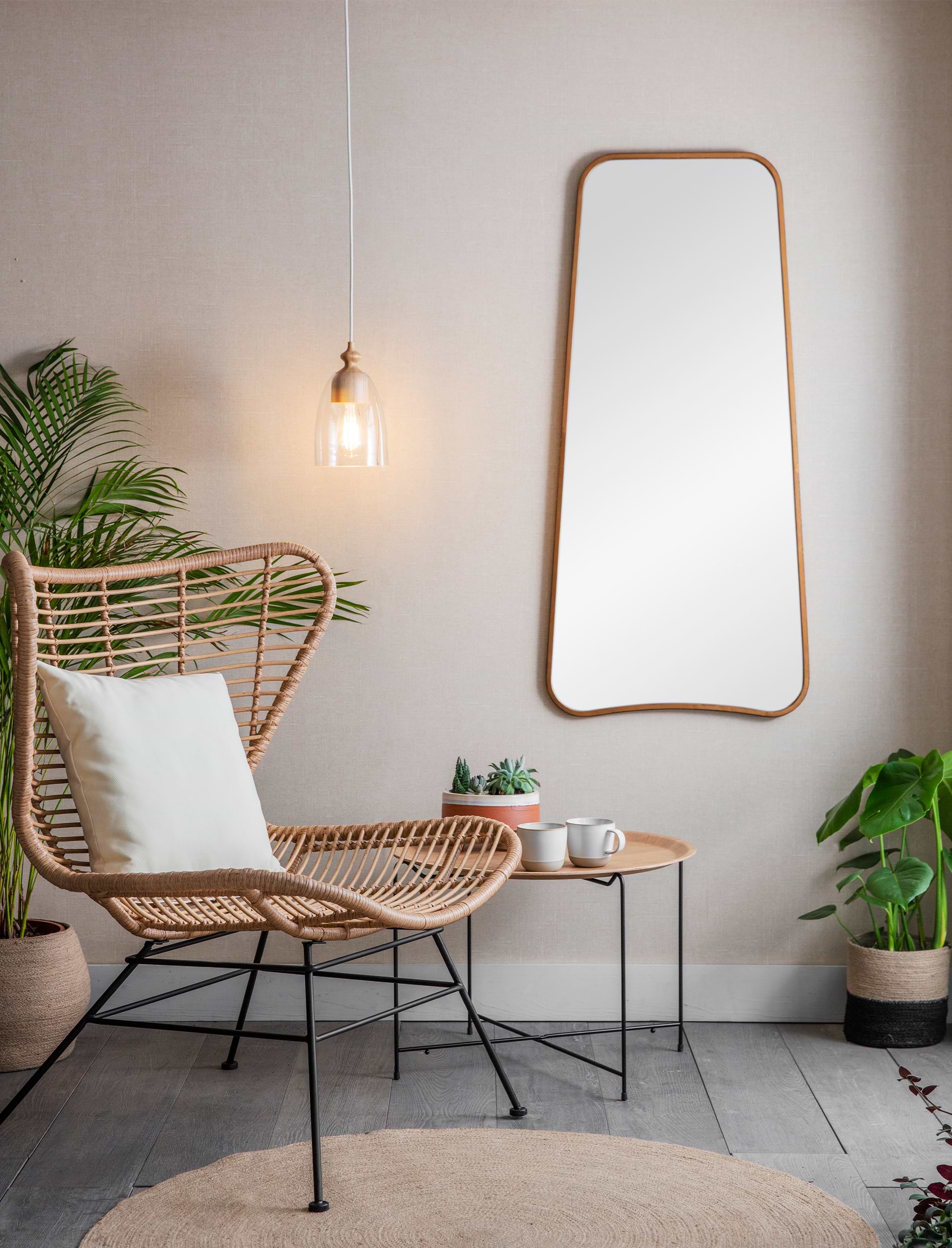 Epwell Mirror 120x56cm - Iron, Bronze Finish | Garden Trading