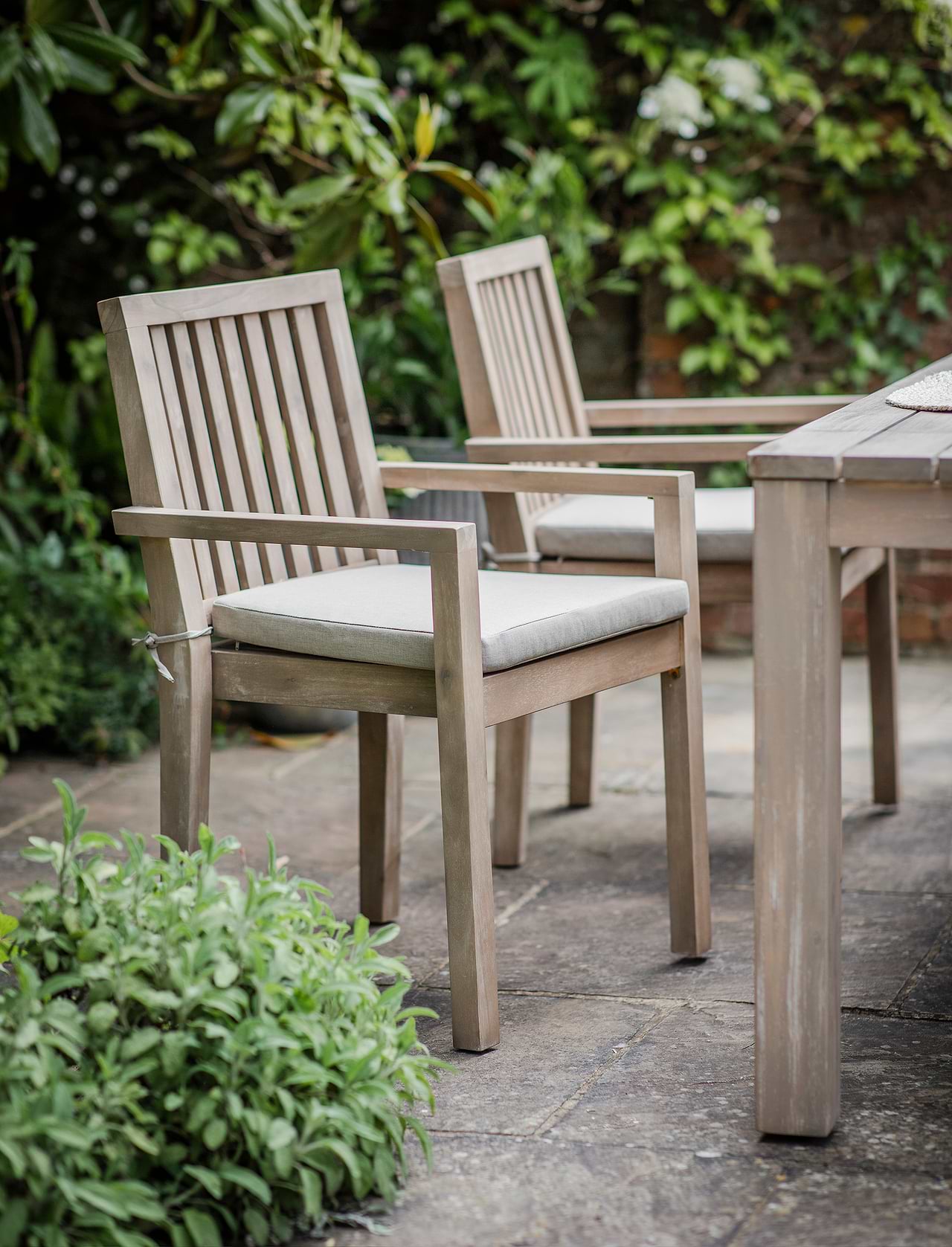 Porthallow Dining Chairs with Arms Set of Natural