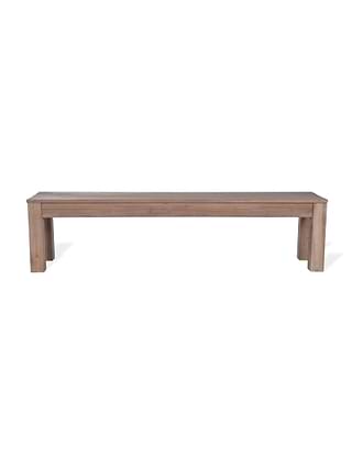 Porthallow Bench - Acacia Wood, Natural | Garden Trading