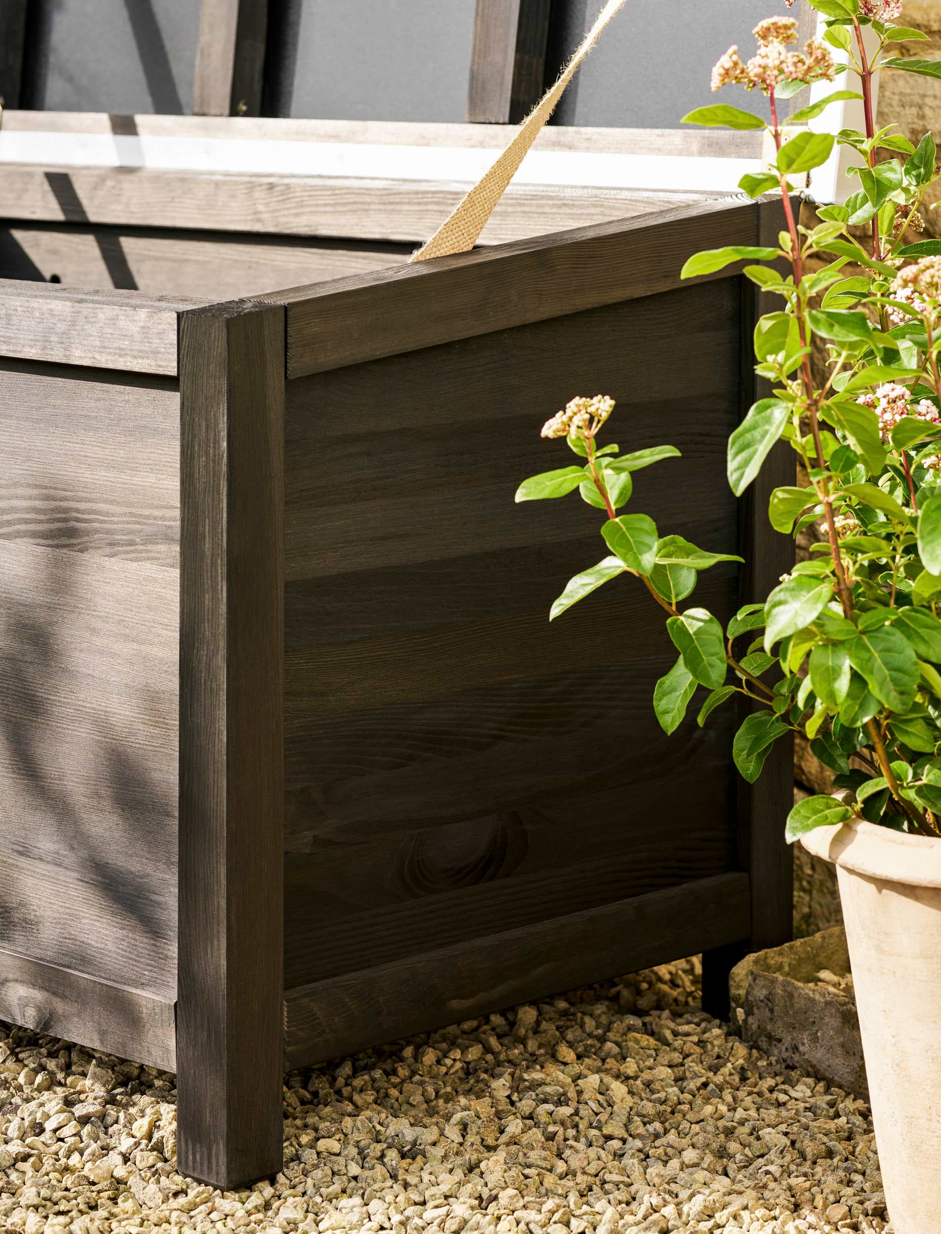 Moreton Outdoor Storage Box - Spruce, Black, Large