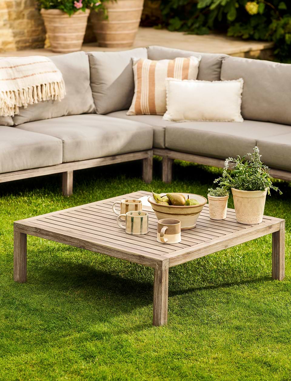 Porthallow Square Coffee Table Natural