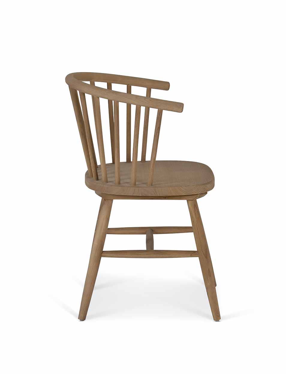 Landrake Curved Back Dining Chair Set of Natural